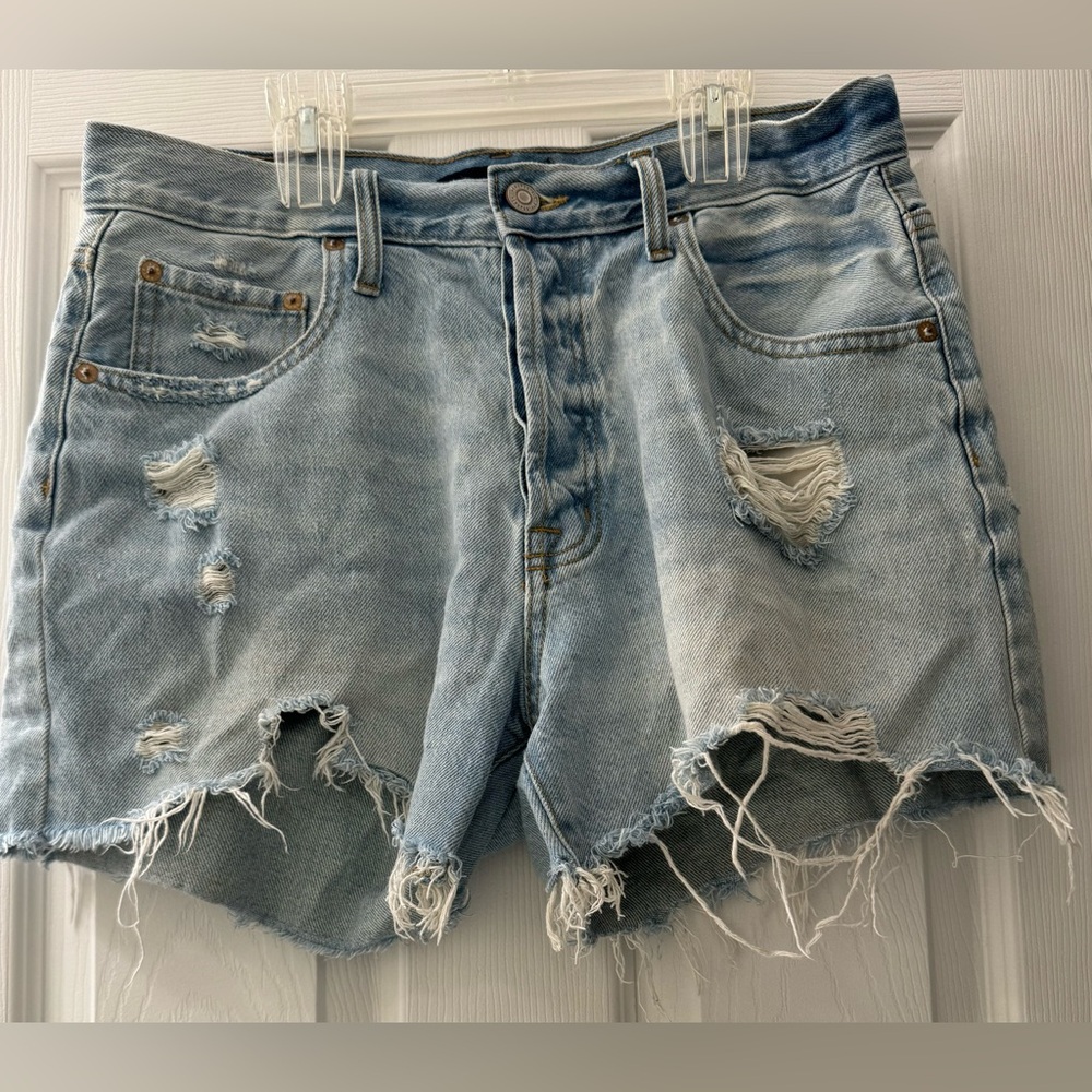 Aeropostale 90s High Rise Cut Off Shorts SZ 10